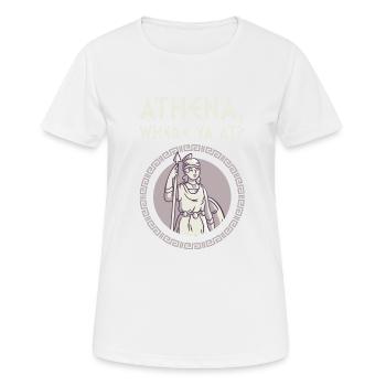 Antike Griechische Mythologie und Griechische - Frauen T-Shirt atmungsaktiv - Weiß - Vorne - AI Model Female 172 dark (172cm)