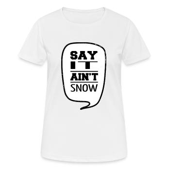 Present Comic Present Idea Dino Beach Christmas - Women's Breathable T-Shirt - white - Front - AI Model Female 172 dark (172cm)