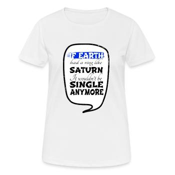 cadeau d’anniversaire astrologie en apesanteur - T-shirt respirant Femme - blanc - Devant - AI Model Female 172 dark (172cm)