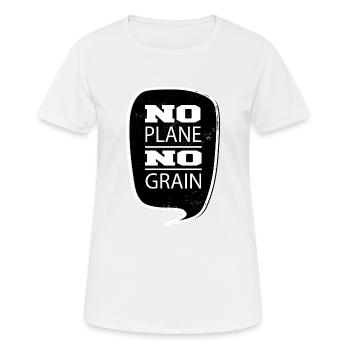 lumber sayings happy cool funny - Frauen T-Shirt atmungsaktiv - Weiß - Vorne - AI Model Female 172 dark (172cm)