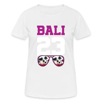 Bali 23 Jersey 2023 - Women's Breathable T-Shirt - white - Front - AI Model Female 172 dark (172cm)
