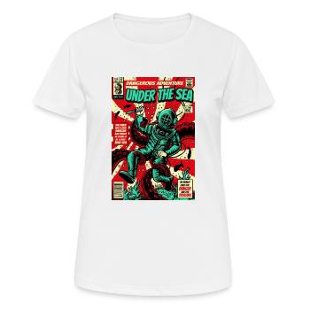 Wassersport - Frauen T-Shirt atmungsaktiv - Weiß - Vorne - AI Model Female 172 dark (172cm)