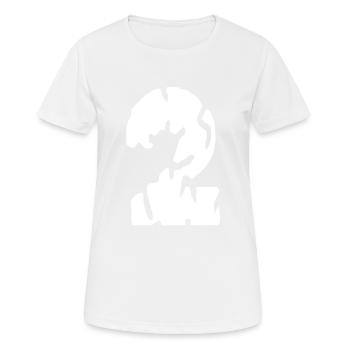 2 Maillot numéro - T-shirt respirant Femme - blanc - Devant - AI Model Female 172 dark (172cm)