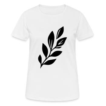 Leaf Decor - Women's Breathable T-Shirt - white - Front - AI Model Female 172 dark (172cm)