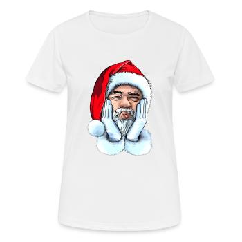 Bussi Kussi - Frauen T-Shirt atmungsaktiv - Weiß - Vorne - AI Model Female 172 dark (172cm)