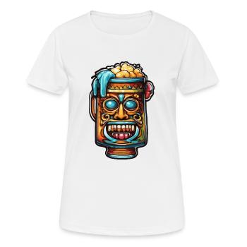 Maya / Haute Culture / Pérou / Calendrier Maya / Motif - T-shirt respirant Femme - blanc - Devant - AI Model Female 172 dark (172cm)