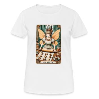 The Baker - Women's Breathable T-Shirt - white - Front - AI Model Female 172 dark (172cm)
