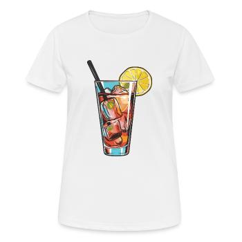 Limonade Drink - Frauen T-Shirt atmungsaktiv - Weiß - Vorne - AI Model Female 172 dark (172cm)
