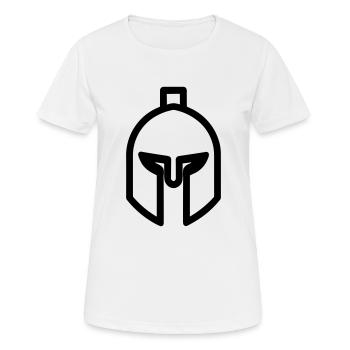 Sparta Guerrier Spartan - T-shirt respirant Femme - blanc - Devant - AI Model Female 172 dark (172cm)