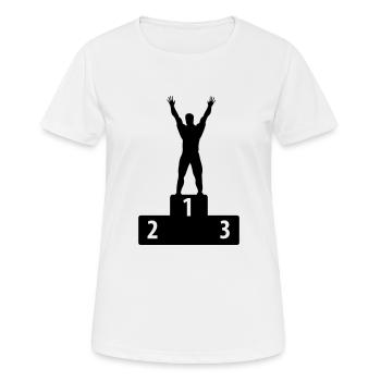 Number One - Women's Breathable T-Shirt - white - Front - AI Model Female 172 dark (172cm)