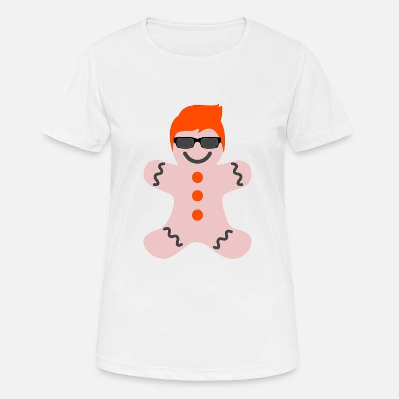 Ginger, Redhead, Christmas, Funny - Women's Breathable T-Shirt - white