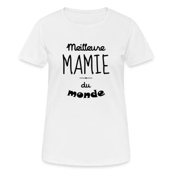 Großmütter / Oma / Mami / Großmutter / Mamy - Frauen T-Shirt atmungsaktiv - Weiß - Vorne - AI Model Female 172 dark (172cm)