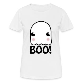 Cute ghost. - Women's Breathable T-Shirt - white - Front - AI Model Female 172 dark (172cm)