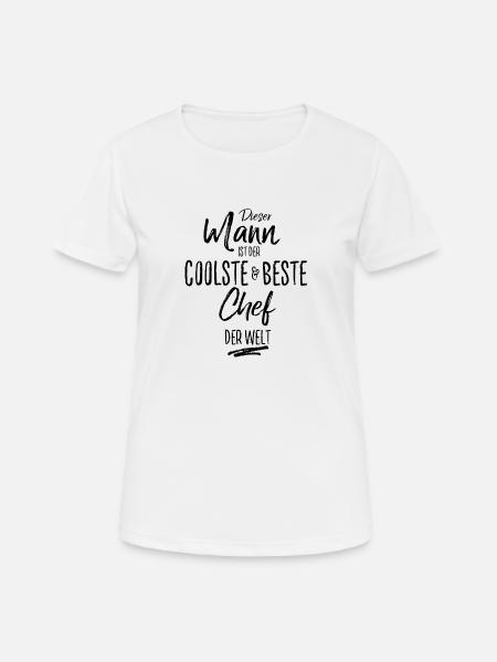 chef der Beste (s) - Frauen T-Shirt atmungsaktiv - Weiß