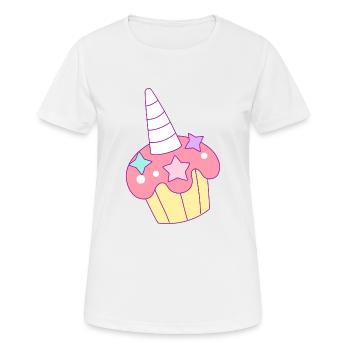 muffin - Women's Breathable T-Shirt - white - Front - AI Model Female 172 dark (172cm)