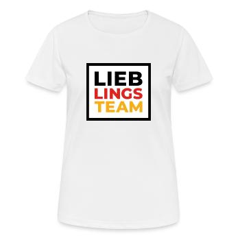 Deutschland Sport Mannschaften - Lieblingsteam - Frauen T-Shirt atmungsaktiv - Weiß - Vorne - AI Model Female 172 dark (172cm)