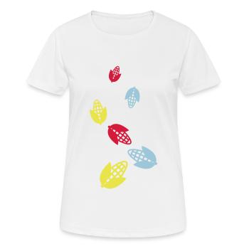 Symbole du maïs - T-shirt respirant Femme - blanc - Devant - AI Model Female 172 dark (172cm)