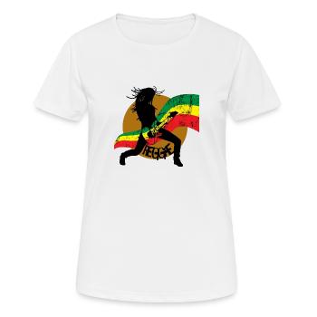 Reggae eu - Women's Breathable T-Shirt - white - Front - AI Model Female 172 dark (172cm)