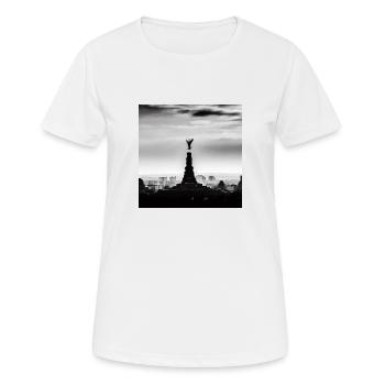 Gothic Angel - Hommage WGT - T-shirt respirant Femme - blanc - Devant - AI Model Female 172 dark (172cm)