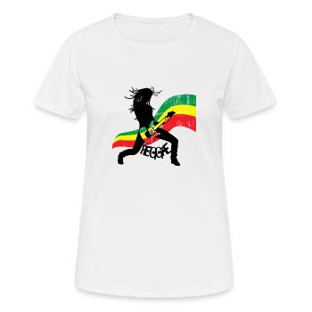 Reggae eu - Women's Breathable T-Shirt - white - Front - AI Model Female 172 dark (172cm)