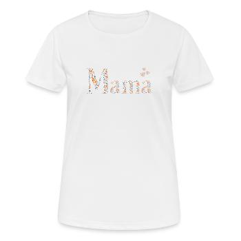 loving gift for mom for Mother's Day - Women's Breathable T-Shirt - white - Front - AI Model Female 172 dark (172cm)