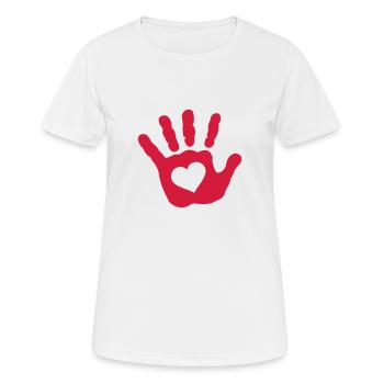 Bébé - T-shirt respirant Femme - blanc - Devant - AI Model Female 172 dark (172cm)