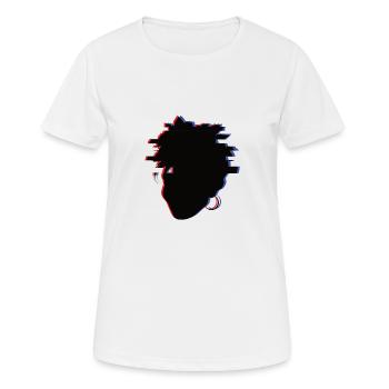 Le Jour des Morts Glitched - T-shirt respirant Femme - blanc - Devant - AI Model Female 172 dark (172cm)