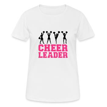 Cheerleader - T-shirt respirant Femme - blanc - Devant - AI Model Female 172 dark (172cm)