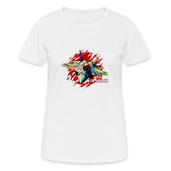 AIR FORCE - Women's Breathable T-Shirt - white - Front - AI Model Female 172 dark (172cm)