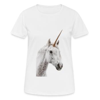 Licorne - T-shirt respirant Femme - blanc - Devant - AI Model Female 172 dark (172cm)