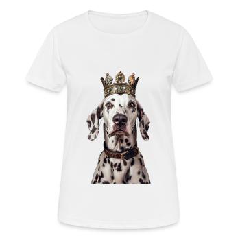 Dalmate - T-shirt respirant Femme - blanc - Devant - AI Model Female 172 dark (172cm)