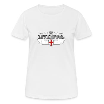 Liverpool - T-shirt respirant Femme - blanc - Devant - AI Model Female 172 dark (172cm)