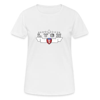 Lyon - T-shirt respirant Femme - blanc - Devant - AI Model Female 172 dark (172cm)