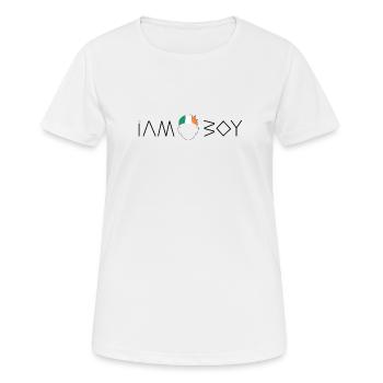 Je suis un garçon irlandais - T-shirt respirant Femme - blanc - Devant - AI Model Female 172 dark (172cm)
