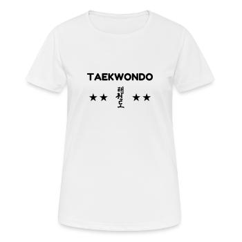 Taekwondo Taekwondoin Tae-Kwon-Do Tae Kwon Do - Women's Breathable T-Shirt - white - Front - AI Model Female 172 dark (172cm)