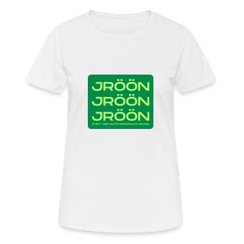 Jröön Schötzemäädche Schützen Schützenfest Köln - Frauen T-Shirt atmungsaktiv - Weiß - Vorne - AI Model Female 172 dark (172cm)