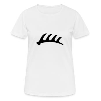 Württemberger Warmblut - Frauen T-Shirt atmungsaktiv - Weiß - Vorne - AI Model Female 172 dark (172cm)