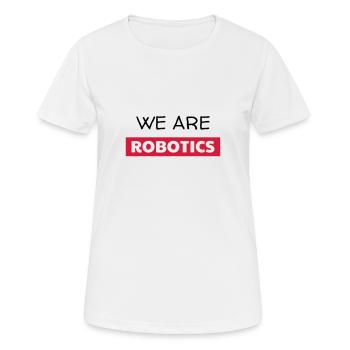 Robotics Robot Robotik Robotique Roboter - Women's Breathable T-Shirt - white - Front - AI Model Female 172 dark (172cm)