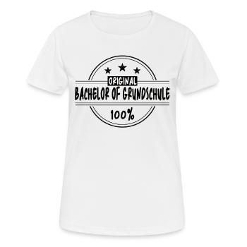 Grundschule 5. Klasse Weiterführende Schule - Frauen T-Shirt atmungsaktiv - Weiß - Vorne - AI Model Female 172 dark (172cm)
