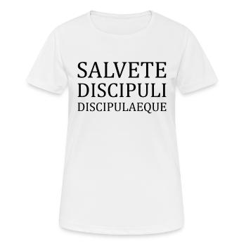 Lateinlehrer Latein Sprache Geschenk - Frauen T-Shirt atmungsaktiv - Weiß - Vorne - AI Model Female 172 dark (172cm)