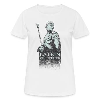 Latein Versteher Caesar Römisch - Frauen T-Shirt atmungsaktiv - Weiß - Vorne - AI Model Female 172 dark (172cm)