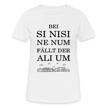 Latein Lateinische Sprache Merksatz - Frauen T-Shirt atmungsaktiv - Weiß - Vorne - AI Model Female 172 dark (172cm)
