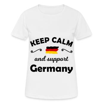 The Germany Supporters - Women's Breathable T-Shirt - white - Front - AI Model Female 172 dark (172cm)