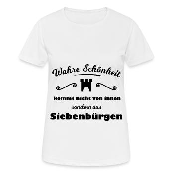 Die Rumänen aus Siebenbürgen - Frauen T-Shirt atmungsaktiv - Weiß - Vorne - AI Model Female 172 dark (172cm)