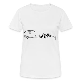 Recreational vehicle - Women's Breathable T-Shirt - white - Front - AI Model Female 172 dark (172cm)