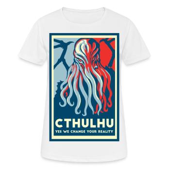 Cthulhu USA America - T-shirt respirant Femme - blanc - Devant - AI Model Female 172 dark (172cm)