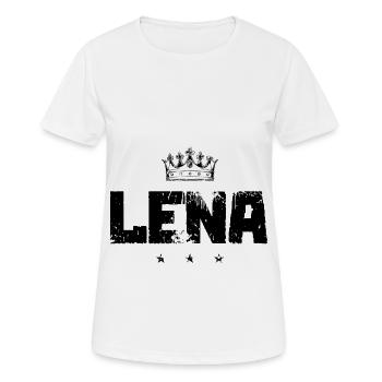 Lena - T-shirt respirant Femme - blanc - Devant - AI Model Female 172 dark (172cm)