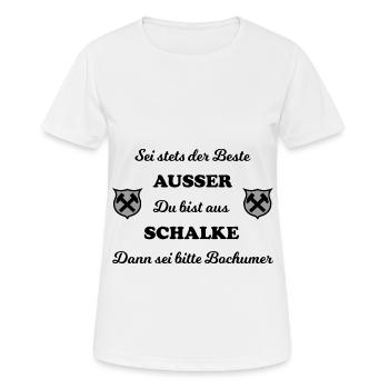 Chez soi dans la région de la Ruhr - T-shirt respirant Femme - blanc - Devant - AI Model Female 172 dark (172cm)