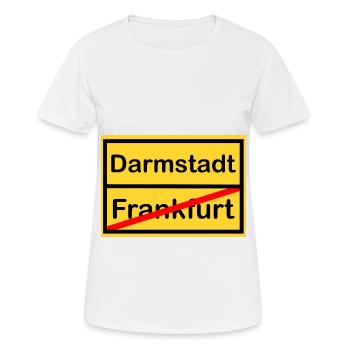 The people of Darmstadt are coming - Women's Breathable T-Shirt - white - Front - AI Model Female 172 dark (172cm)
