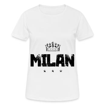 Cerf-volant - T-shirt respirant Femme - blanc - Devant - AI Model Female 172 dark (172cm)